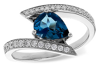 A329-19846: LDS RG 1.04 LONDON BLUE TOPAZ 1.28 TGW (8x6MM)