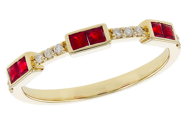 A329-23455: LDS WED RG .34 RUBY .41 TGW