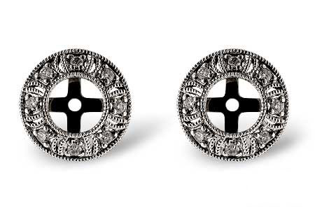 B054-72555: EARRING JACKETS .12 TW (FOR 0.50-1.00 CT TW STUDS)