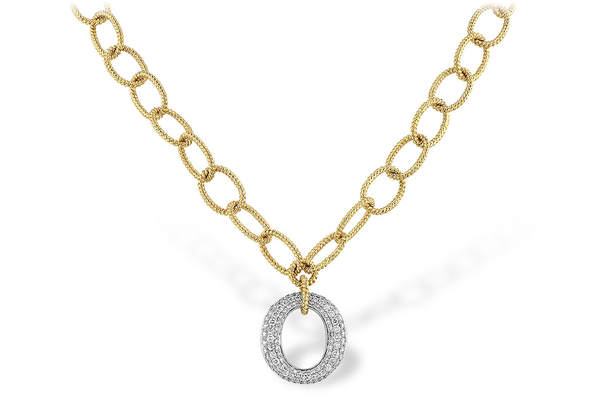 B244-65300: NECKLACE 1.02 TW (17 INCHES)