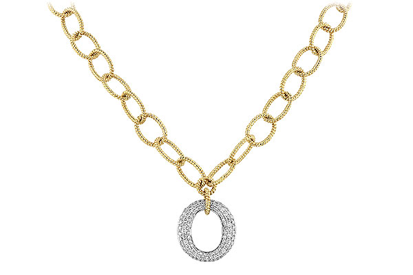 B244-65300: NECKLACE 1.02 TW (17 INCHES)