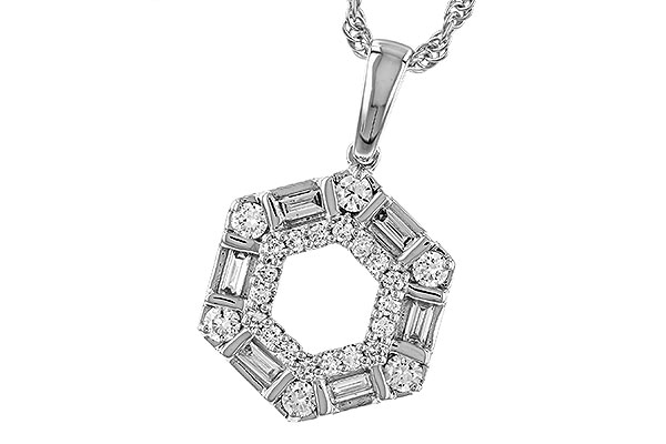 B329-19837: NECKLACE .14 TW BAG .50 TW