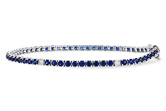 B329-19882: BRACELET 3.27 TW SAPP 3.52 TGW (7")