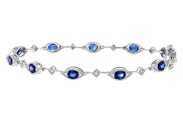 B329-19891: BRACELET 2.31 SAPPHIRE 2.50 TGW (7")