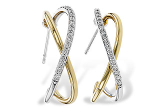B329-20800: EARRINGS .50 TW