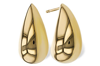 B329-24400: GOLD EARRINGS (20MM)