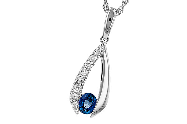 C329-24364: NECKLACE .38 SAPP .54 TGW (5x4 SAPP)