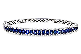 C329-26191: BANGLE 5.09 TW SAPPHIRE 5.65 TGW