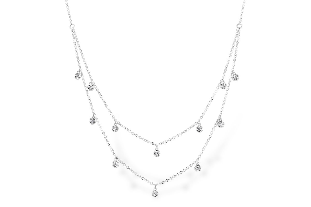 D328-28982: NECKLACE .22 TW (18 INCHES)