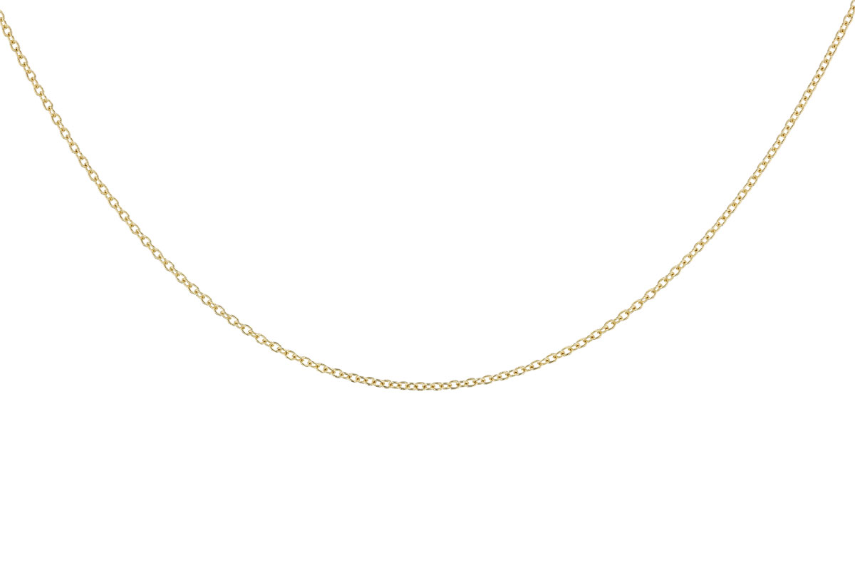 D328-34391: CABLE CHAIN (22IN, 1.3MM, 14KT, LOBSTER CLASP)