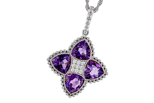 D329-23455: NECKLACE 2.22 AMETHYST 2.28 TGW