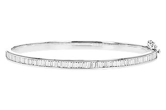 E328-28982: BANGLE 1.02 TW BAGUETTE DIAMONDS