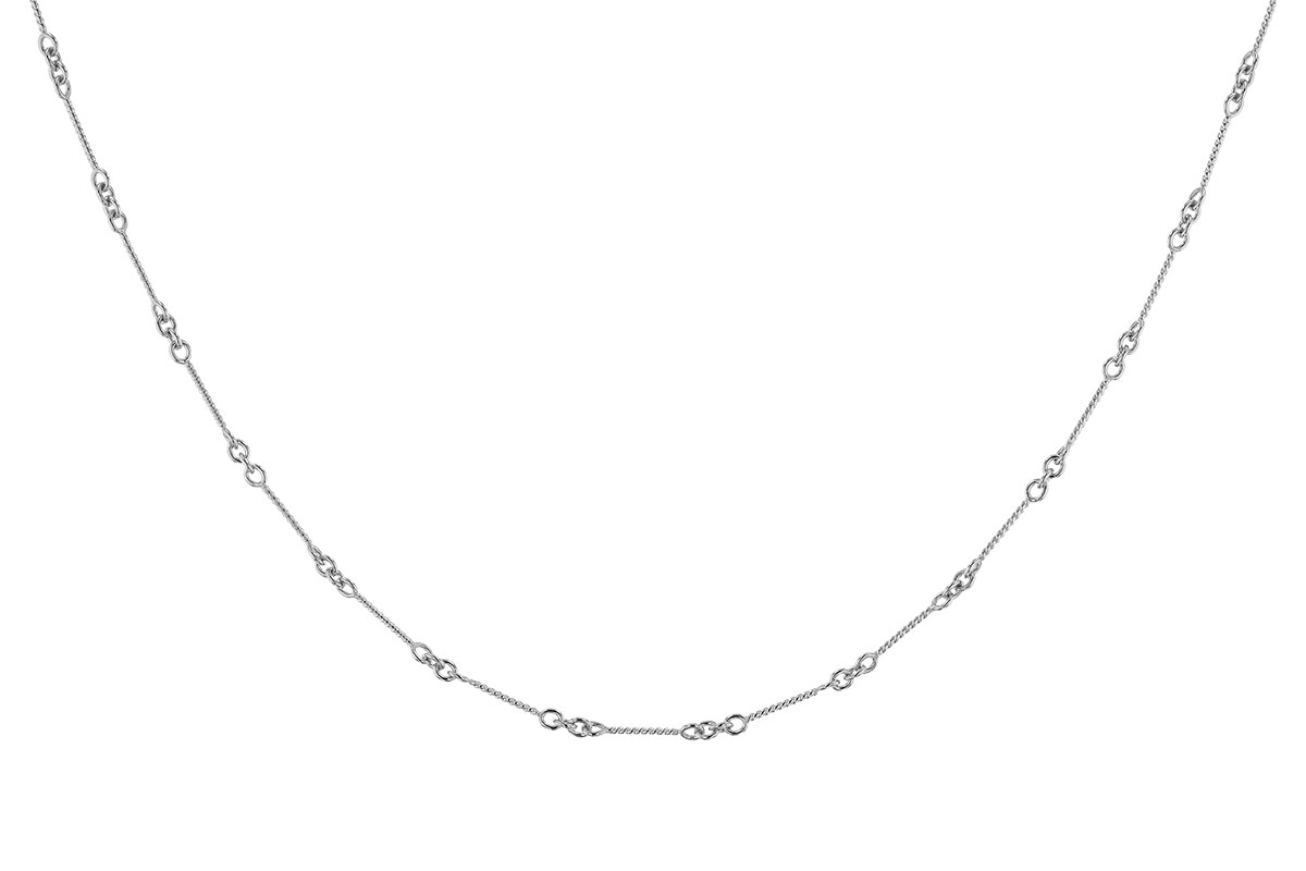 E328-33500: TWIST CHAIN (24IN, 0.8MM, 14KT, LOBSTER CLASP)