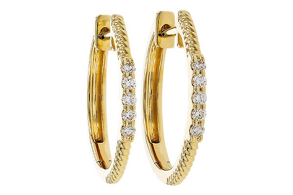 E329-23518: EARRINGS .11 TW