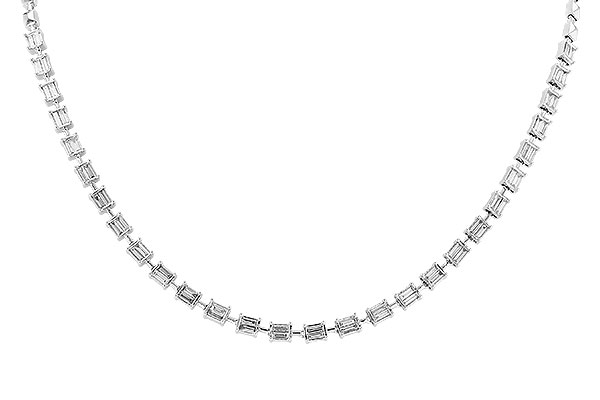F328-31664: NECKLACE 2.02 TW BAGUETTE
