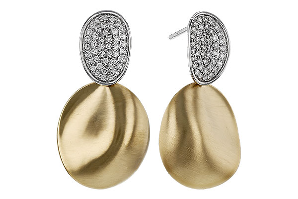 F329-19882: EARRINGS .38 TW