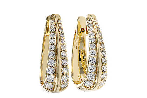 F329-21718: EARRINGS 1.50 TW