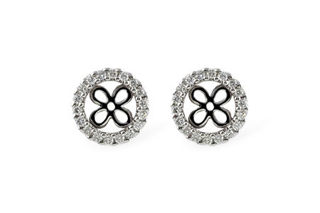 G241-95291: EARRING JACKETS .30 TW (FOR 1.50-2.00 CT TW STUDS)