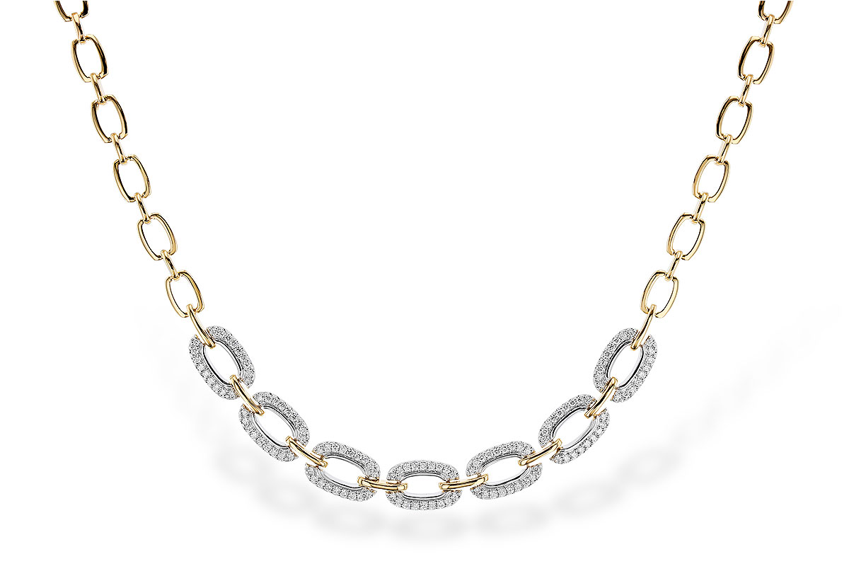 G328-28927: NECKLACE 1.95 TW (17 INCHES)