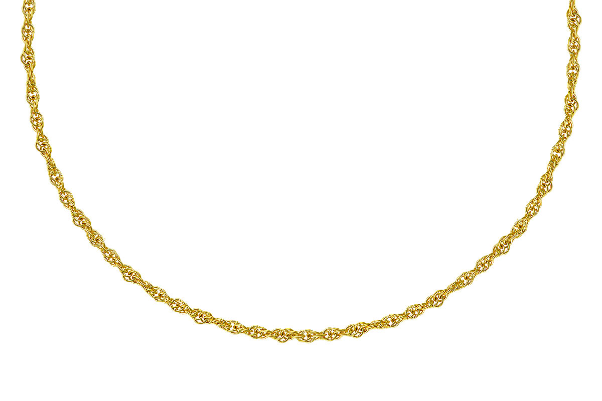 G328-33536: ROPE CHAIN (8IN, 1.5MM, 14KT, LOBSTER CLASP)