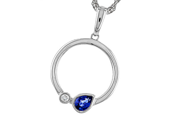 G329-20800: NECKLACE .26 SAPPHIRE .28 TGW