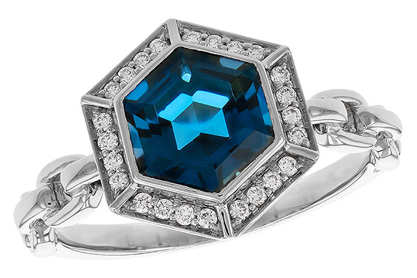 G329-24400: LDS RG 2.03 LONDON BLUE TOPAZ 2.14 TGW (7.5MM LBT)