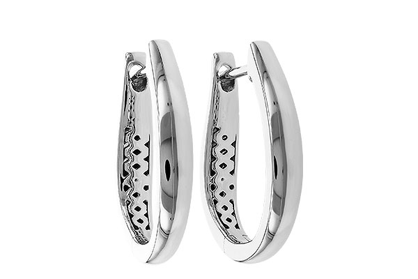 G329-24436: GOLD EARRINGS (17MM)