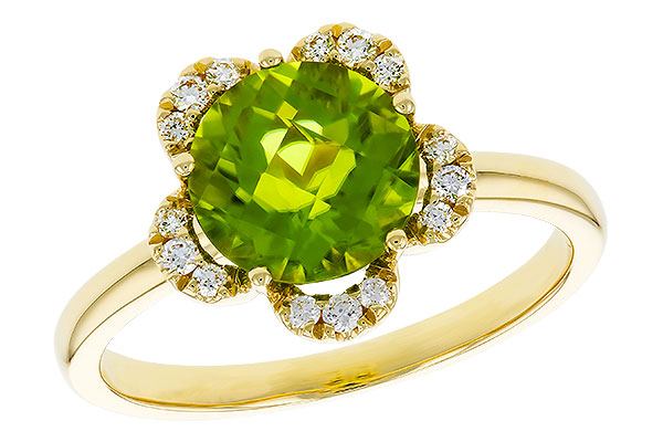 G329-27100: LDS RG 2.16 PERIDOT 2.28 TGW (8MM RD)