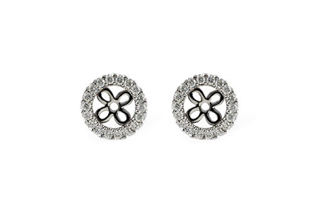 H241-95282: EARRING JACKETS .24 TW (FOR 0.75-1.00 CT TW STUDS)