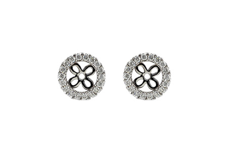 H241-95282: EARRING JACKETS .24 TW (FOR 0.75-1.00 CT TW STUDS)