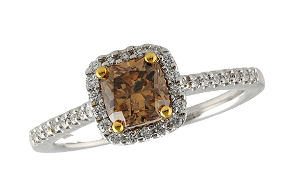 H241-98027: LDS DIA RG .93 BROWN DIA 1.09 TW