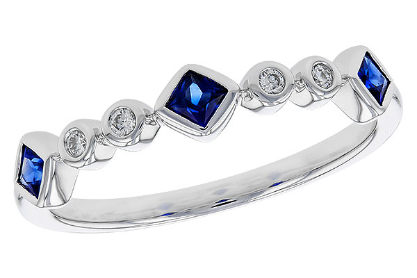 H329-23454: LDS WED RG .25 SAPPHIRE .30 TGW