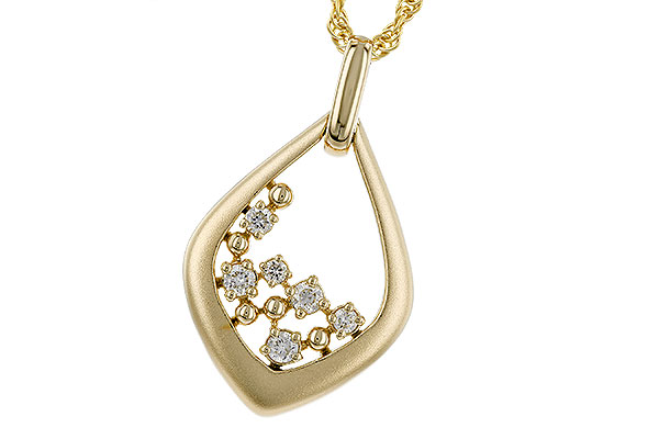 K329-20772: NECKLACE .25 TW