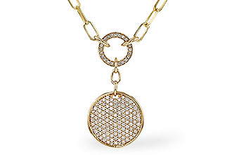 L329-20745: NECKLACE .92 TW (17")