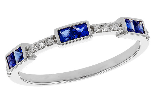 M329-22627: LDS WED RG .36 SAPPHIRE .43 TGW